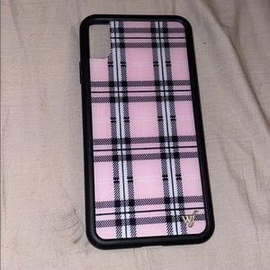 Wildflower Pink Plaid IPhone XS Max Case
